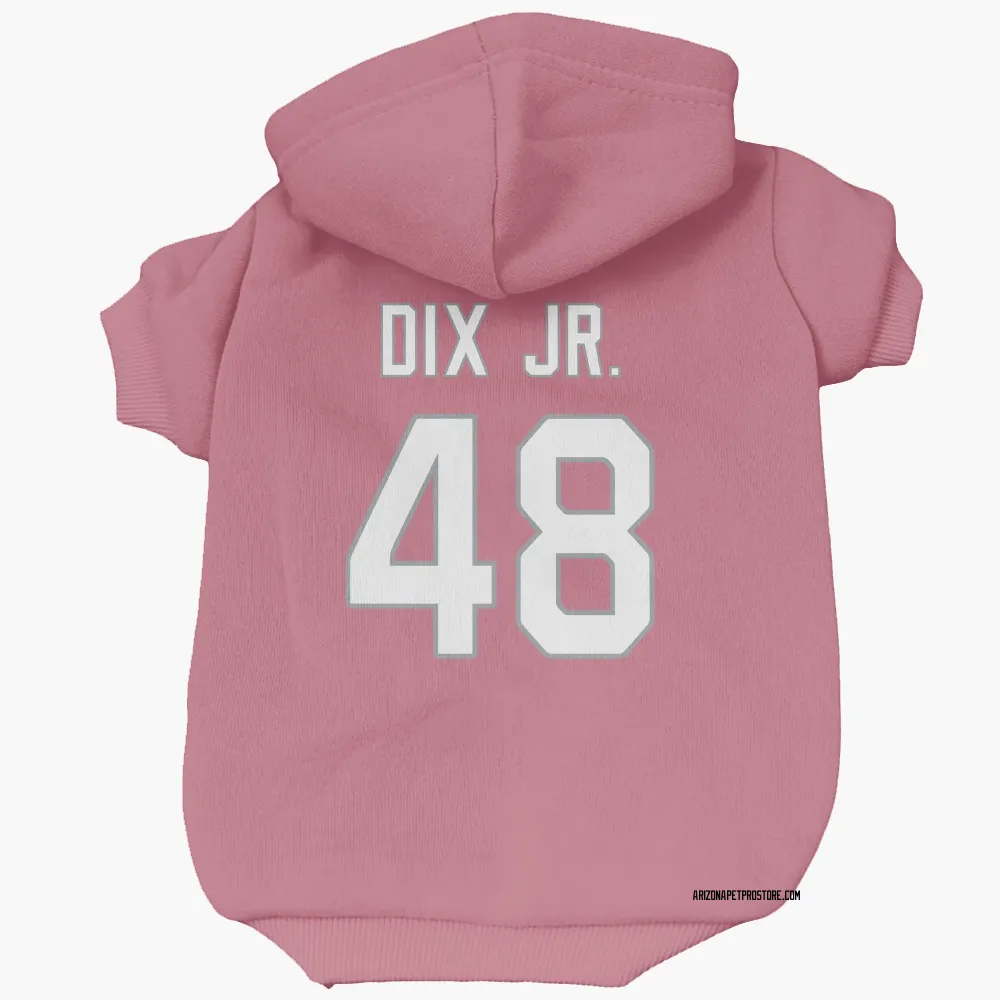 Arizona Cardinals Stephen Dix Jr. Pink Pet Hoodie for Dog & Cat