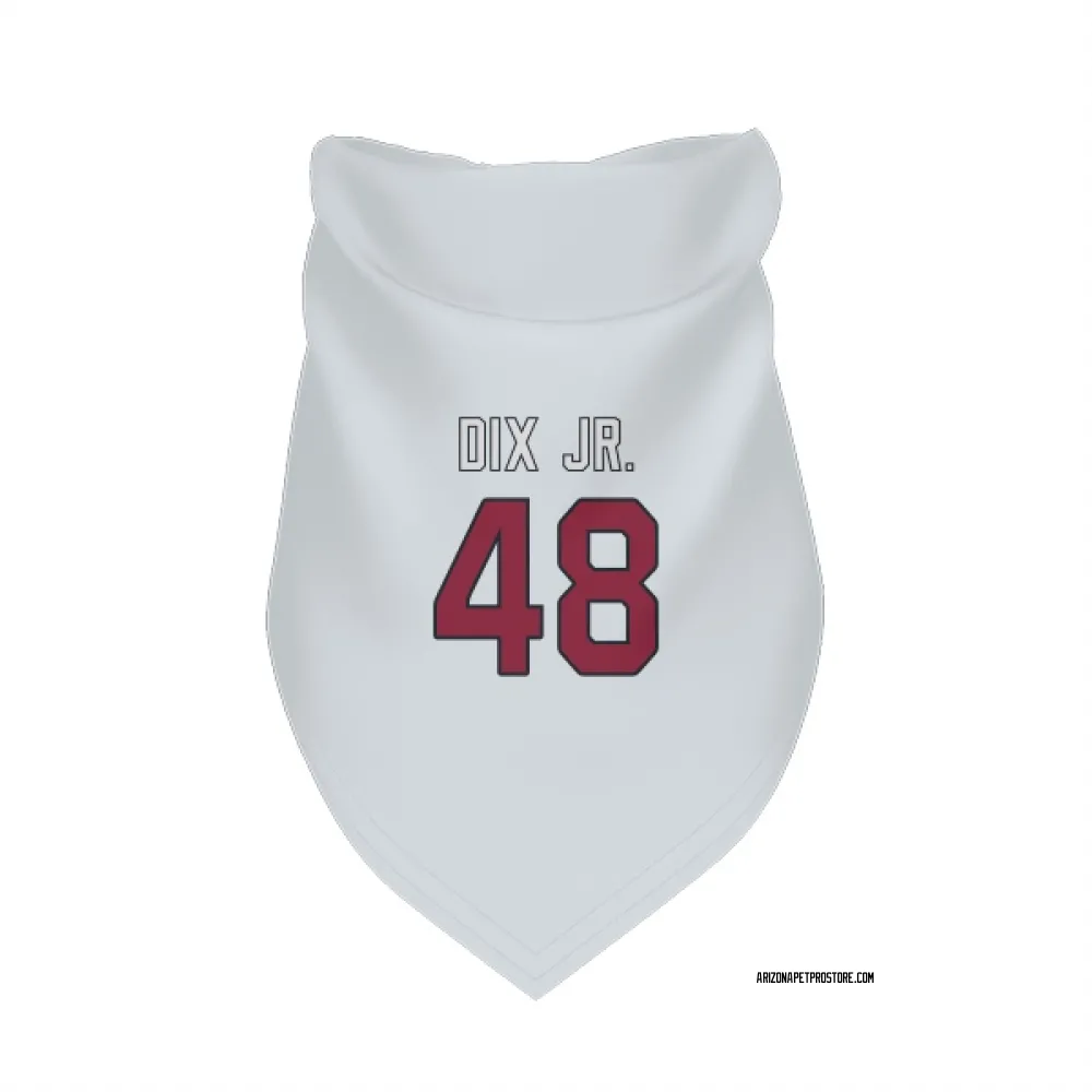 Arizona Cardinals Stephen Dix Jr. White Pet Bandana for Dog & Cat