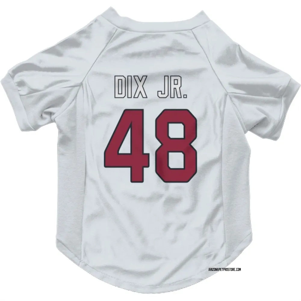 Arizona Cardinals Stephen Dix Jr. White Pet Jersey for Dog & Cat